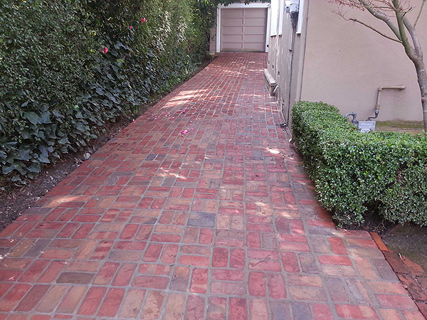 Brick Driveway Basket Weave