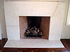 Jerusalem Limestone Fireplace, Mill Valley, Marin County, CA