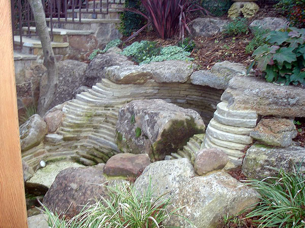 Sonoma Fieldstone Waterfall, Mill Valley, Marin County, CA